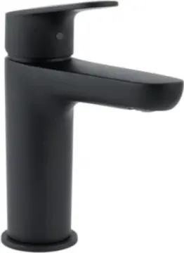 Monomando Corto Para Lavabo Stanza Rivo 21.2176.37 Negro Mate