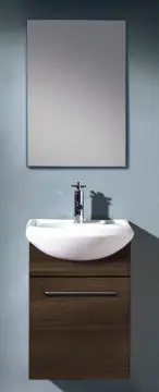 Tocador Basic Pack 45 Con Espejo Y Lavabo Polka Dakar 91326