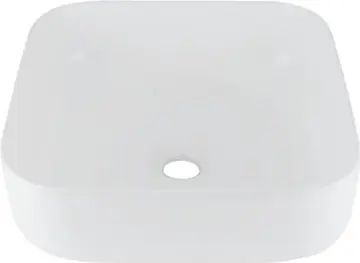 Lavabo Cuadrado Sin Rebosadero Stanza Serra Lv1070c021 Blanco