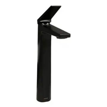 Monomando Alto Para Lavabo Moen Berat 6741bl Negro Mate