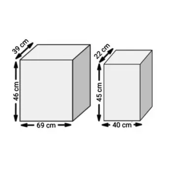 Sanitario Helvex Austral 2 Piezas 3.8 Litros Elongado Botón Blanco