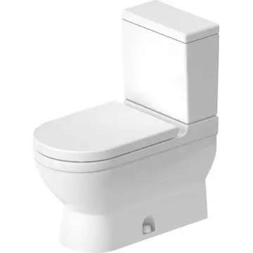 Sanitario Duravit Starck 3 Sst32125011014 2 Piezas Con Asiento Blanco