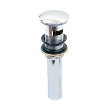 Contra Para Lavabo Con Rebosadero Y Tapón Push Coflex Ph-219 Cromo.