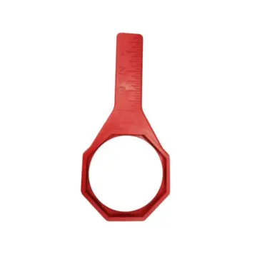 Herramienta Para Válvula de Descarga Fluidmaster de 3" Y 4" Roja