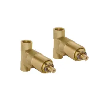 Juego de Ensambles Para Empotrar Helvex E-61-aq Soldables Sin Chapetón Latón