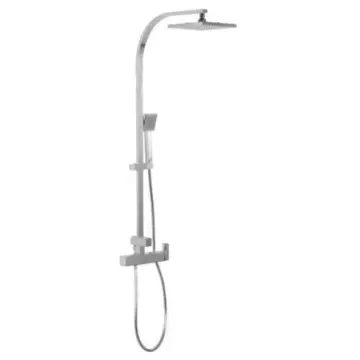 Columna de Ducha Urrea Para Regadera Con Teléfono Y Mezclador 2302 Cromo