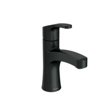 Monomando Para Lavabo Danika 2,0 Moen 6470bl Negro Mate