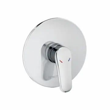 Monomando Para Regadera Fortum Fst1006 Cromo.