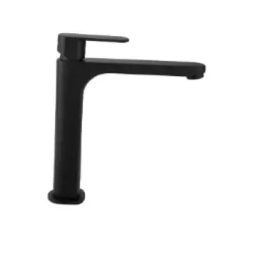 Monomando Alto Ecológico Para Lavabo Dica 4440.2 Negro Mate