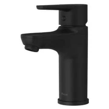 Monomando Corto Para Lavabo Pfister Modern Lg142060b Negro Mate