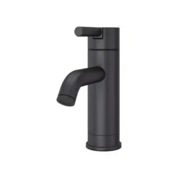 Monomando Corto Para Lavabo Pfister Contempra Lg42nb00 Negro Mate
