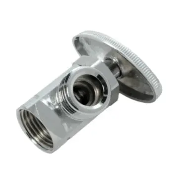 Llave Angular de Paso Miber 1/2x1/2 Vp-a1212 Cromo