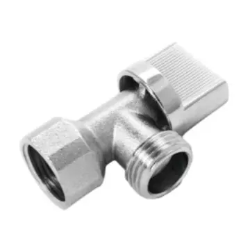 Llave Angular de Paso Miber 1/2x1/2 Vp-ae1212 Cromo