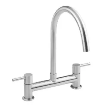 Mezcladora Para Fregadero Urrea 9335 Inox Satín