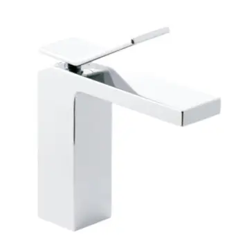Monomando Para Lavabo Mediano Urrea Quadro 9490cu Cromo