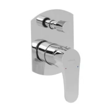 Monomando Para Tina O Regadera Urrea Con Desviador Contract II 9436pr Cromo