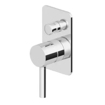 Monomando Para Tina O Regadera Stanza Pan 31.3117.37 Con Desviador Negro Mate