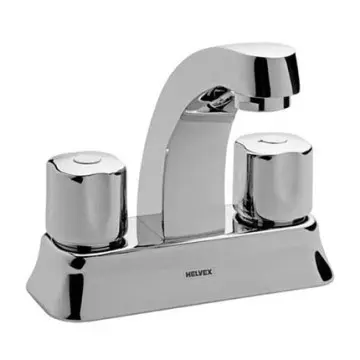 Mezcladora Para Lavabo Helvex Hm-18 Antea Desaguumle de Rejilla Cromo