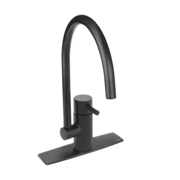 Monomando Fregadero Helvex Elite Ebano E-300 Negro