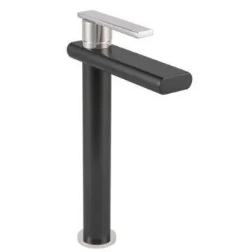 Monomando Alto Premier Para Lavabo Helvex Ep-938-eb/cr-ébano/cromo