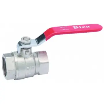 Válvula de Esfera Dica Roscable 1/2quot (13 Mm.) Latón