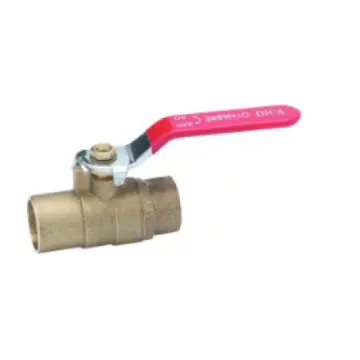 Válvula de Esfera Dica Soldable 3/4 (19 Mm.) Latón