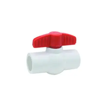 Válvula Esfera de Pvc Dica 4577.13 Cementar 1/2 Blanco