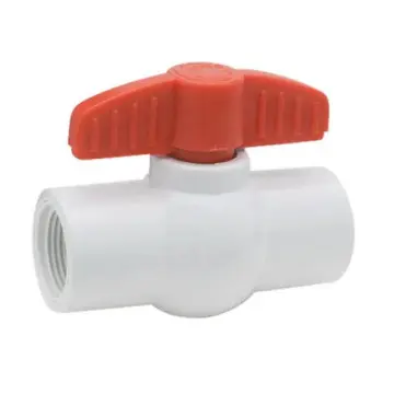 Válvula Esfera de Pvc Dica Cementar 25 Blanco