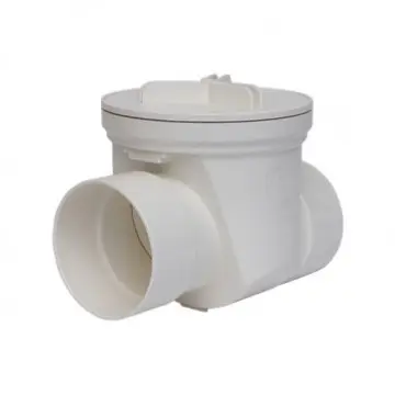 Válvula Check Anti-retorno de 4" Coflex Nh-c001 Blanco