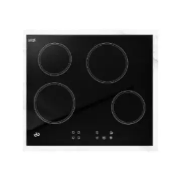 Parrilla Vitrocerámica Eléctrica 60cm Eb Técnica 4Q Eb-vitro60 Cristal Negro