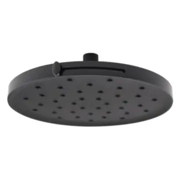 Regadera de Plato Redondo Flujo Variable Urrea 2264.2 Negro Mate