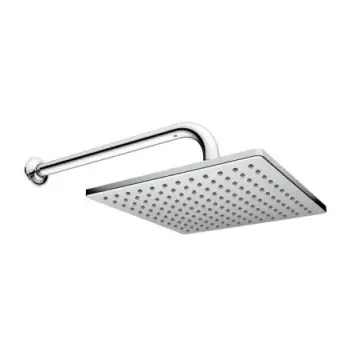 Regadera Con Brazo Y Chapetón Cuadrada Urrea 2261b Cromo