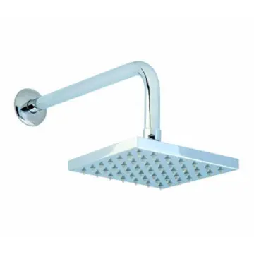 Regadera Dica Cuadrada 4513b Con Brazo Y Chapetón Cromo