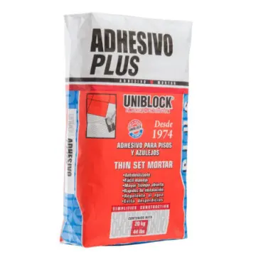 Adhesivo Uniblock Plus 20 Kg 30351 Uniblock Blanco