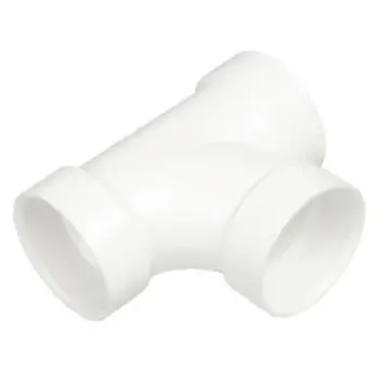 Tee Pvc Dwv Amanco 75mm 74918 Blanco