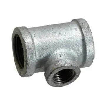 Tee Galvanizada Reducida Cifunsa 19x19x13mm Gris