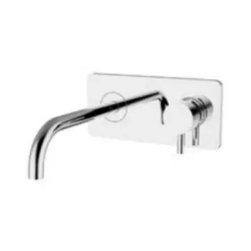 Monomando Para Lavabo al Muro Duravit Gaya 33705-11 Negro