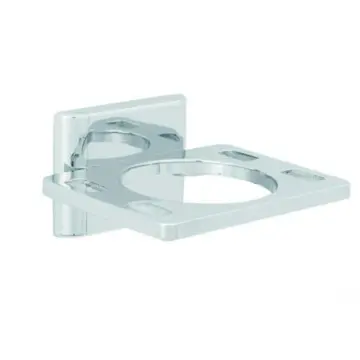 Portavaso Cepillero Urrea 307 Cromo