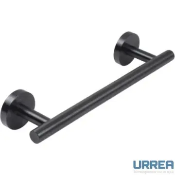 Toallero Corto de Barra Urrea Inox.09.2 Negro