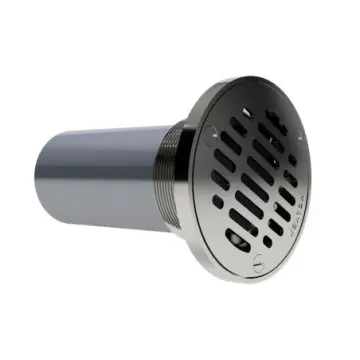 Rejilla Para Coladera Helvex Sc-016 24 Y 25 Con Casquillo Cromo