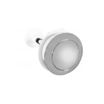 Botón Para Tapa de Tanque Helvex Sx-sf-636 4.8 Litros Cromo