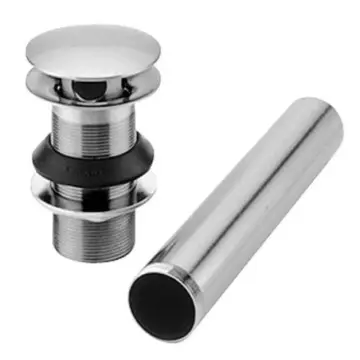 Contra Para Lavabo Tipo Hogo Sin Rebosadero Helvex Th-063 Cromo.