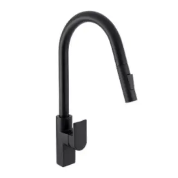 Monomando Para Fregadero Urrea Jym 9445jm.2 Negro Mate