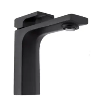 Monomando Corto Para Lavabo Urrea Jym 9439jm.2 Negro Mate