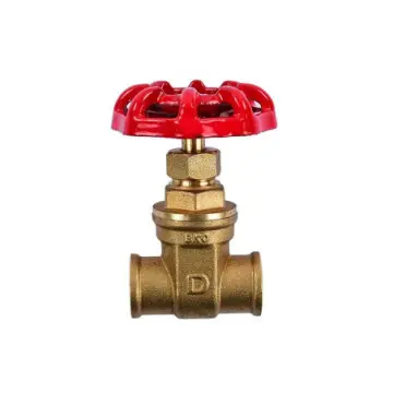 Válvula de Compuerta Dica Soldable 1/2quot Bronce