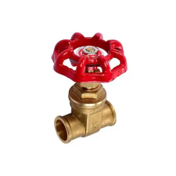 Válvula de Compuerta Dica Soldable 1/2quot Bronce