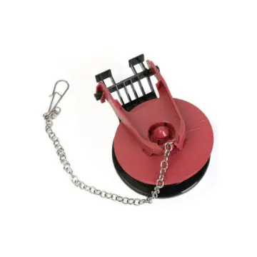 Válvula de Descarga Con Sapo/flapper Y Asiento Fluidmaster 555c135 Negro/rojo.