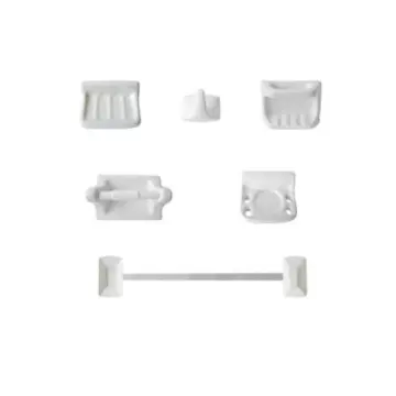 Juego de Accesorios Cato Jazmin Universal Blanco