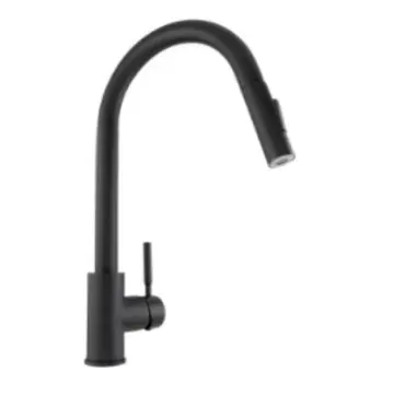 Monomando Para Fregadero Urrea 9498.2 Negro Mate