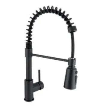 Monomando Para Fregadero Urrea 9499.2 Negro Mate